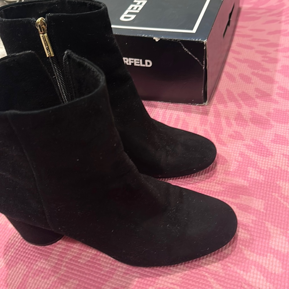 Karl Lagerfeld Suede Boots